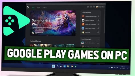 PC compatibility and optimization for Google Play Games on PC.